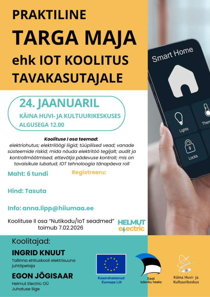 IOT ja nutikodu koolitus